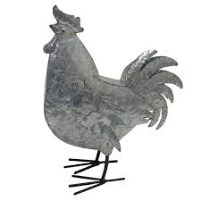 Galvanized Rooster 13 At Home