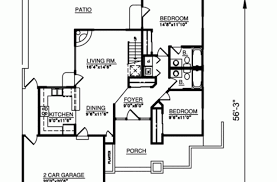 Affordable, low cost & budget house plans. Adobe Southwestern Style House Plan 3 Beds Baths 1583 Sq Ft 116 217 2 Bedroom Plans Low Budget Landandplan