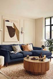 unique navy blue sofas for the living room