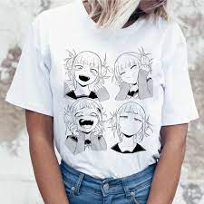 Lus Los Cartoon T Shirt Women Harajuku Boku No Hero Academia Anime  T-shirtFunny Hentai Himiko Toga Print Tshirt Top Tees Female - AliExpress