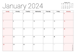 printable 2024 calendars pdf