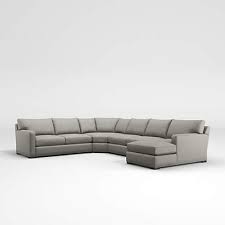 axis large grey sectional couch