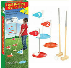 kids golf toys set outdoor lawn sport