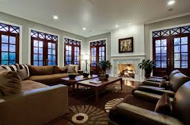 to arrange furniture in a large living room