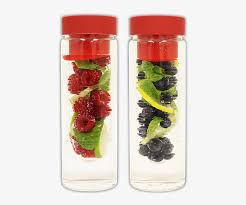 Fruit Infuser Glass Water Bottle