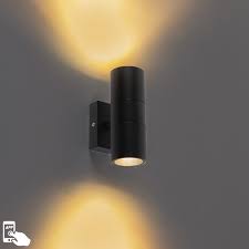 Smart Outdoor Wall Lamp Black Ip44 Incl