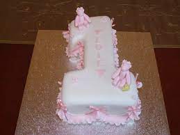 Baby Girl S 1st Birthday Cake Cakecentral Com gambar png
