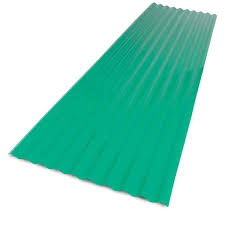 Green Pvc Corrugated Roof Panel