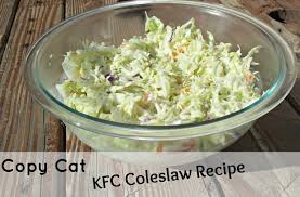 kfc copy cat coleslaw recipe