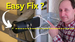 fix garage door sensor lights light