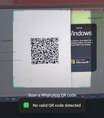 no valid qr code detected whatsapp why