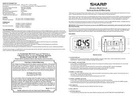 Sharp Spc1038 Instructions Warranty