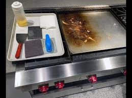 cleaning a wolf griddle how to you