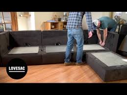 lovesac modular furniture assembly