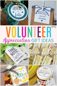 volunteer gifts ideas with printables