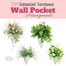 Diy Galvanized Farmhouse Wall Pocket
