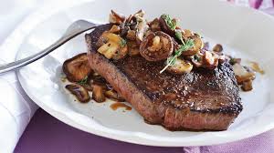 steak with mushrooms recipe