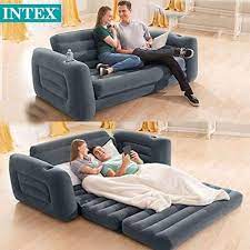 intex inflatable sofa bed king size