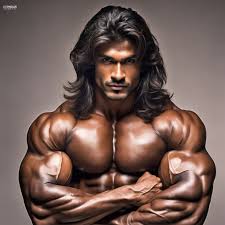 lean to muscular build athletic hair