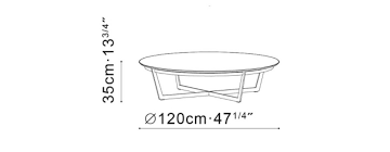 Element Round Coffee Table By Camerich