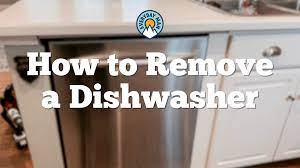 How to Remove Your Dishwasher - Everyday Man