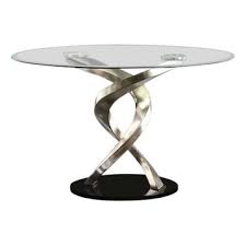 42 round glass dining tables