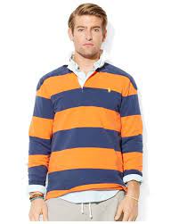 polo ralph lauren striped rugby shirt