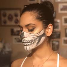 6 black and white halloween makeup looks