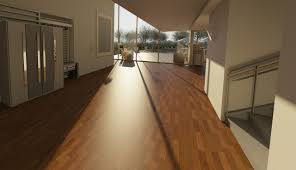 hardwood floor slats which direction