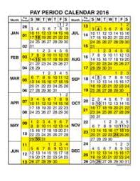 Usda 2016 Pay Period Calendar Blank Calendar Design 2016