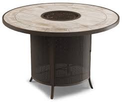 fire pit table patio dining set