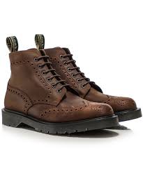 loake leather e brogue boots jules b