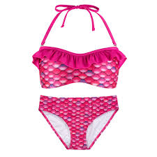 Malibu Pink Bandeau Bikini Set