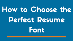 Top 8 Best Fonts To Use On A Resume In 2019 And 3 To Avoid