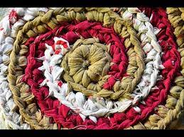 beginners crochet spiral rag rug