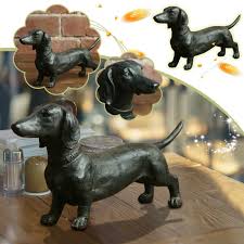 Dachshund Statue Garden Decor Figurines