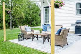 Diy Paver Patio Backyard Project Old