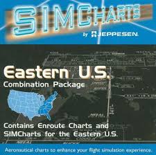 Details About Simcharts 2 0 Eastern U S Pc Cd Jeppesen Enroute Aeronautical Flight Simulation