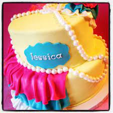Happy Birthday Jessica! I'm so glad I could make this cake for you. She  gave me free reign on the design. She just asked … | Cake images, Happy  birthday girls, Cake
