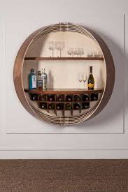 a wall mounted bar cabinet inspired by