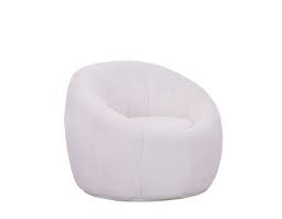 White Sofa Velvet Lounge Sofa Round