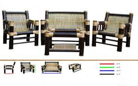 bamboo furniture bamboo sofa set