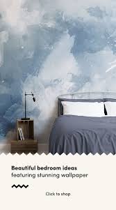 wallpaper bedroom feature wall