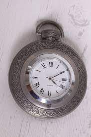 Wall Clock Pocket Watch Look Zinn