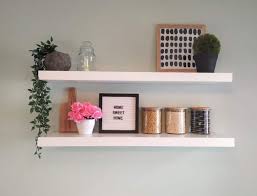 To Decorate Floating Shelves In The Kitchen