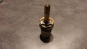 dual handle faucet cartridge position
