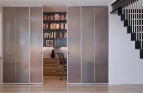 smoked glass doors simple ideas for