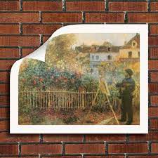 Pierre Auguste Renoir Monet Painting In