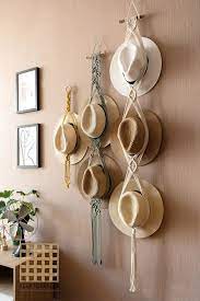 Macrame Hat Holder Hat Hanger For Wall