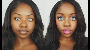 black barbie halloween makeup look